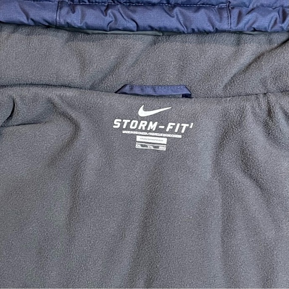Nike Storm-Fit Puffer Jacket Parka Winter Coat Removable Hood Navy Men’s 2XL - Picture 9 of 10